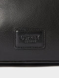 Osprey London black Oxford leather hobo bag, UK version