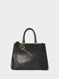Osprey London black Oxford leather hobo bag, UK version