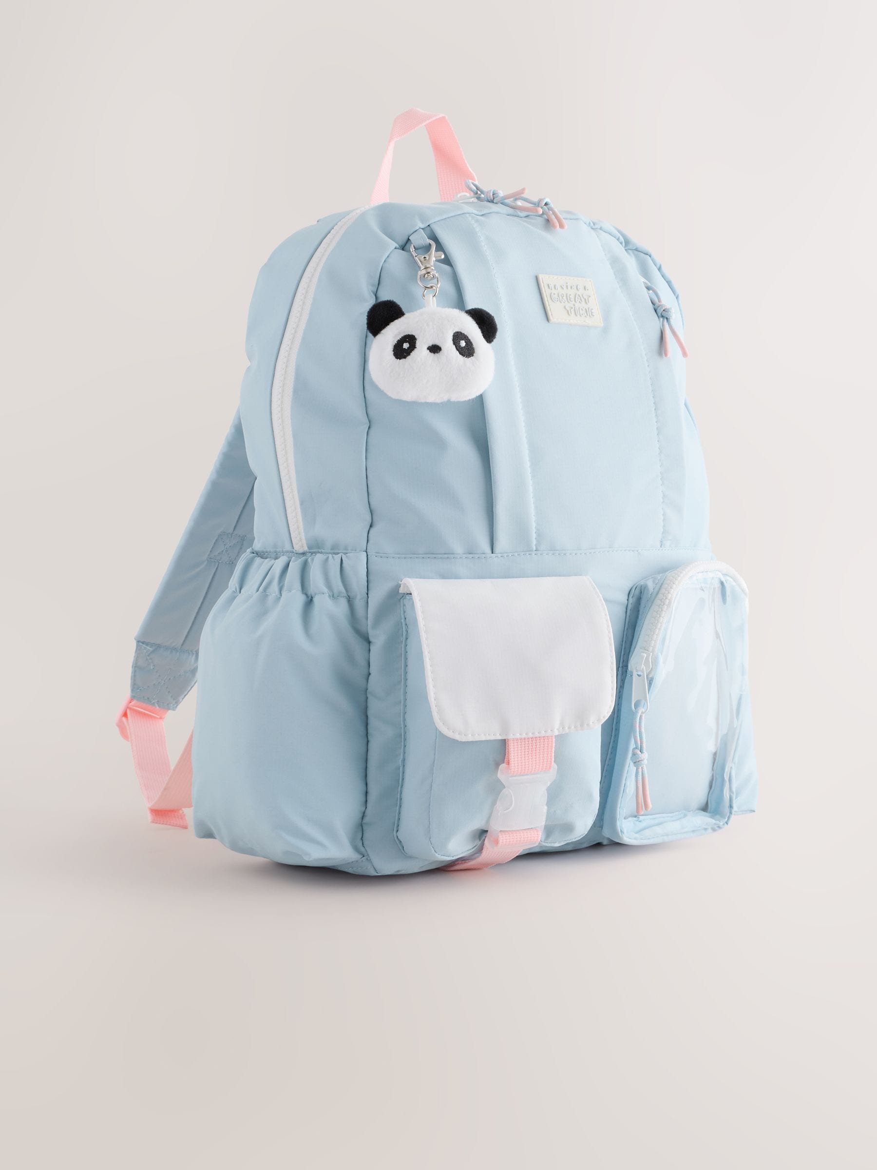 Blue Panda character backpack, UK version