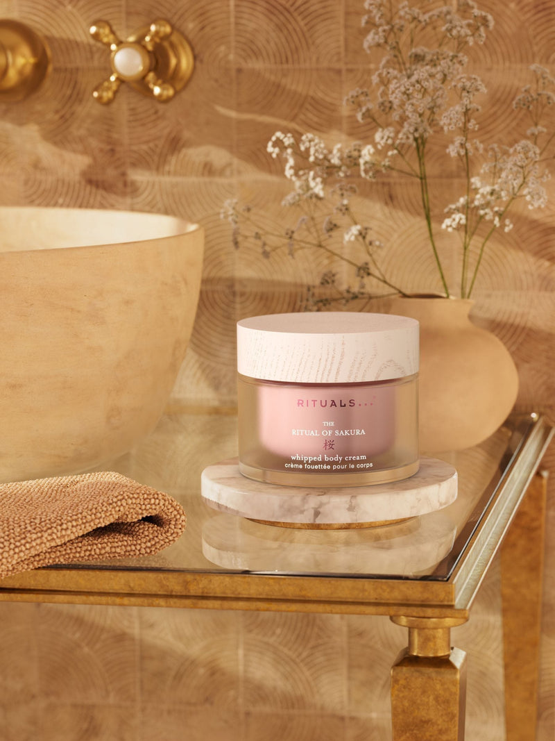 Rituals whipped body cream cherry blossom rice milk 220ml - British product