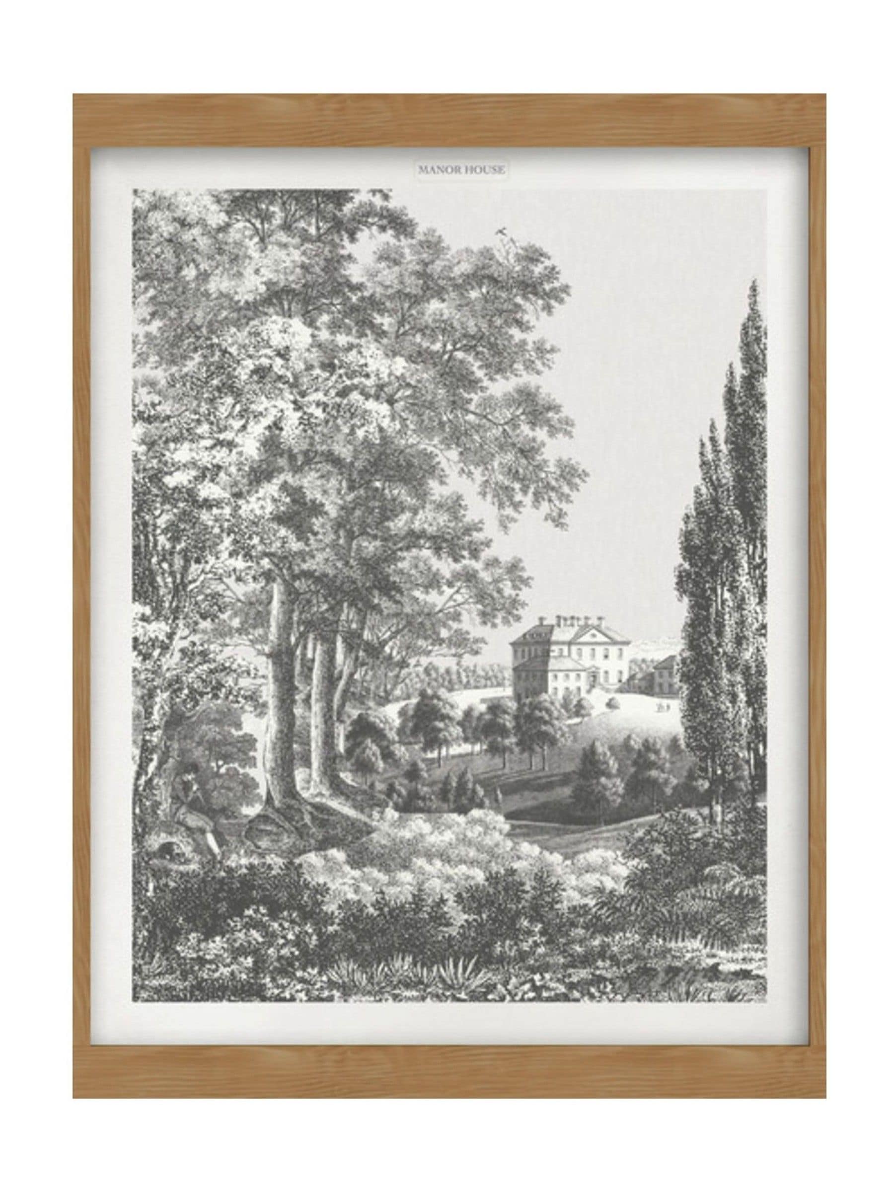 Graham & Brown Stately Manor framed print 53x43cm (British brand)