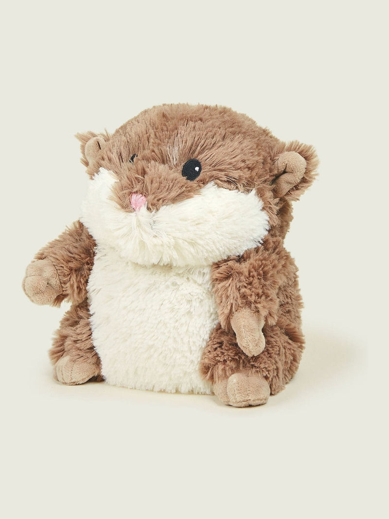 Warmies brown large hamster heatable soft toy - British product