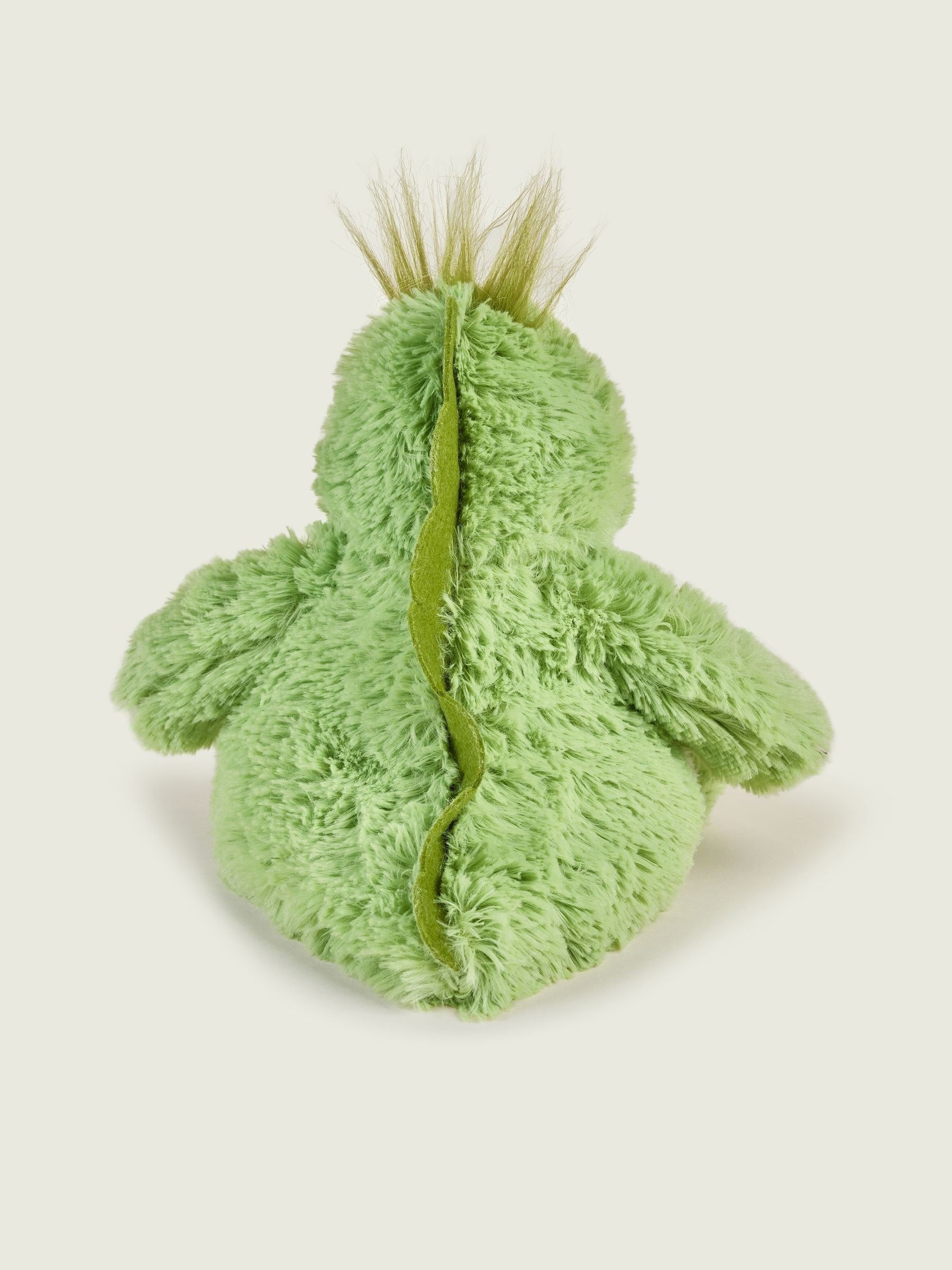 Warmies Green Dinosaur large heatable soft toy - British product