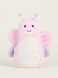 Warmies pink large butterfly heatable soft toy, imported from the UK