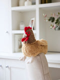 Warmies large heatable hen soft toy with lavender scent, imported from the UK