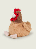 Warmies large heatable hen soft toy with lavender scent, imported from the UK
