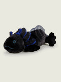 Warmies black axolotl heatable soft toy large, UK version