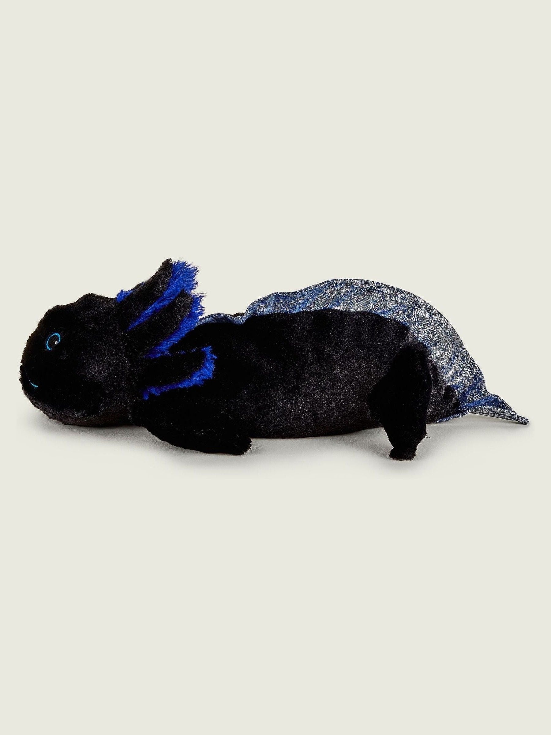Warmies black axolotl heatable soft toy large, UK version
