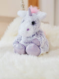 Warmies large unicorn heatable soft toy (British brand)