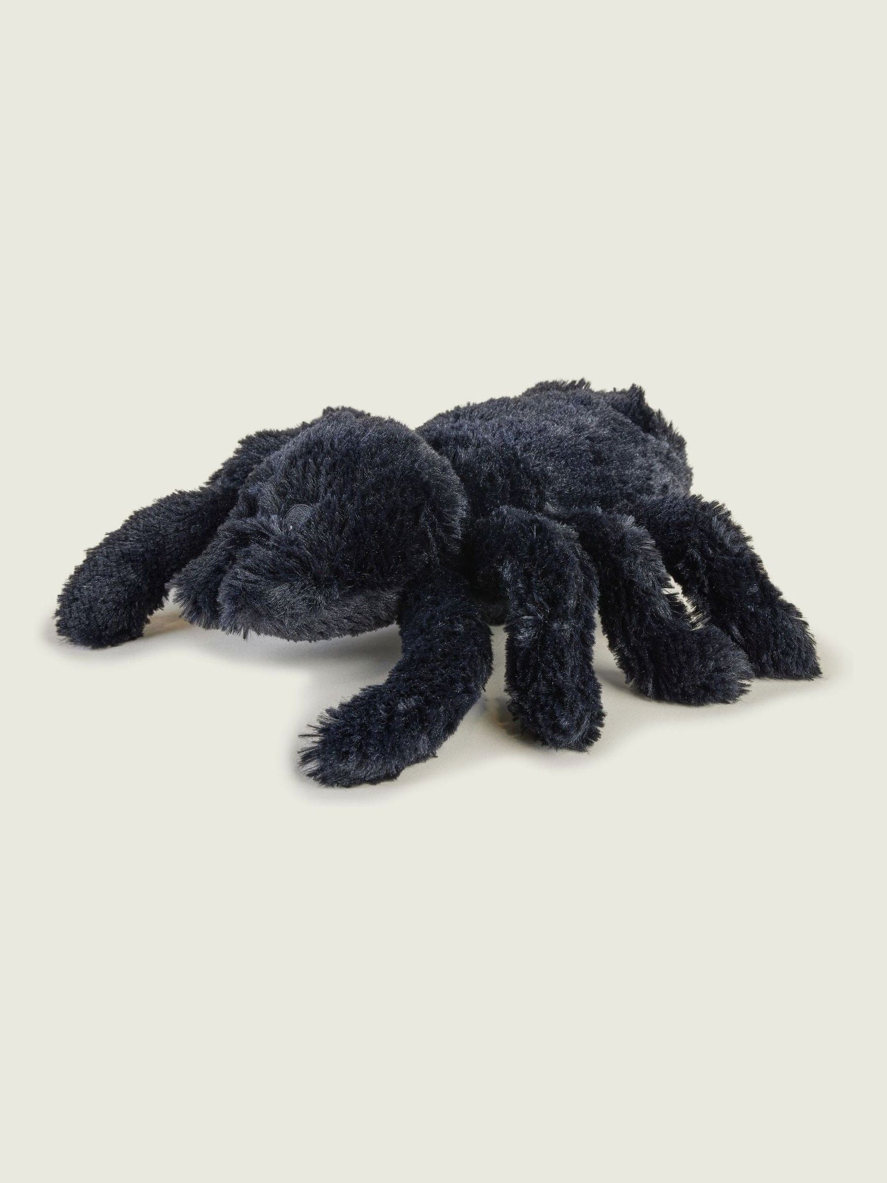 Warmies black large spider heatable soft toy, UK version