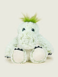 Warmies green large marshmallow dinosaur heatable soft toy, UK version