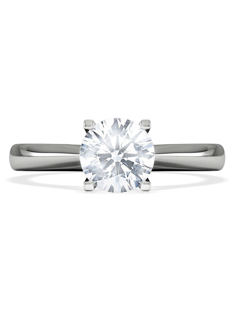 The Diamond Store White Grace round cut lab diamond engagement ring 1.00ct (British brand)