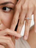 The Diamond Store 9K Gold Katerina 1.55ct Princess Cut Lab Diamond Solitaire Engagement Ring