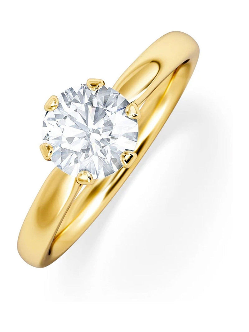 The Diamond Store White Chloe 1.00ct lab diamond engagement ring (British brand)