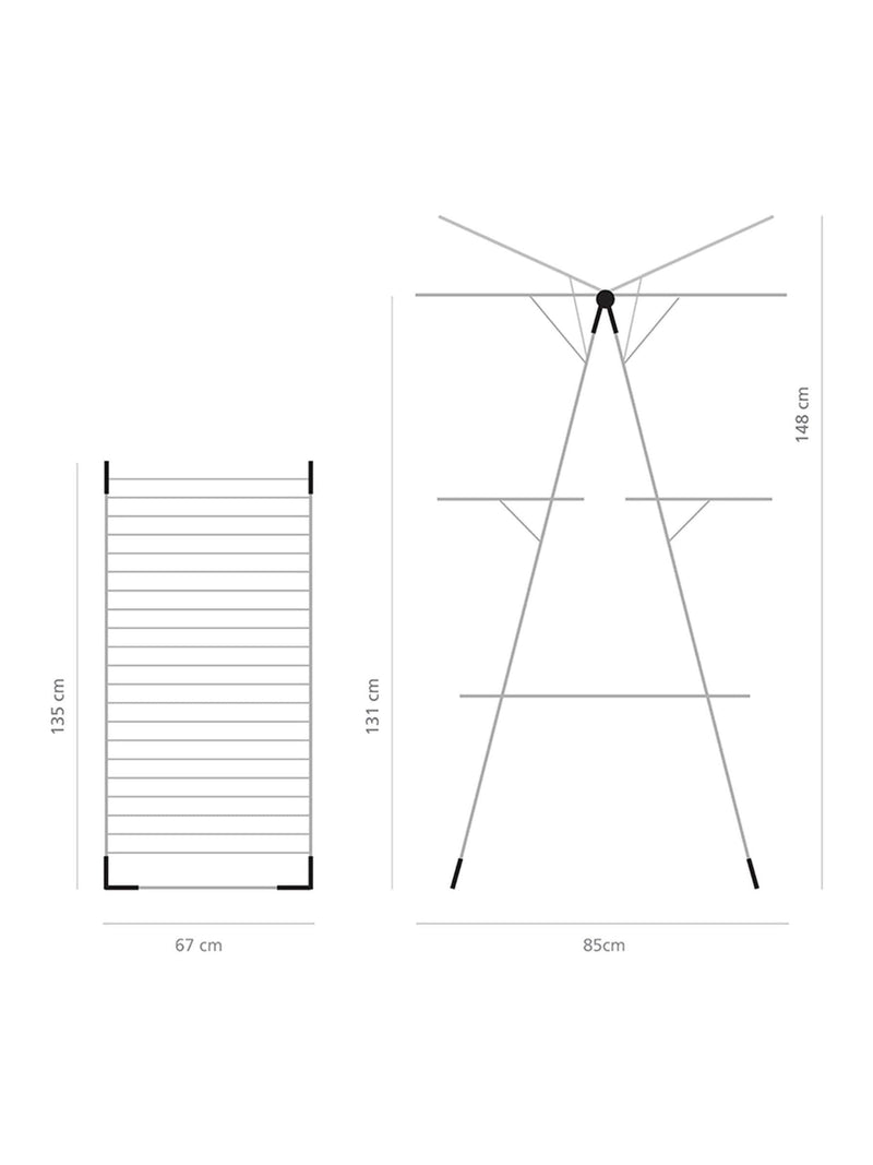 Brabantia drying rack tower white (British brand)