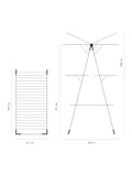 Brabantia drying rack tower white (British brand)