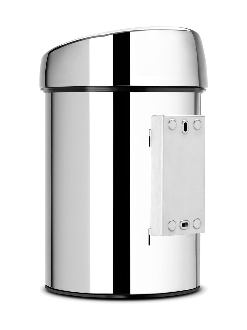 Brabantia brilliant steel touch bin 3L, UK version