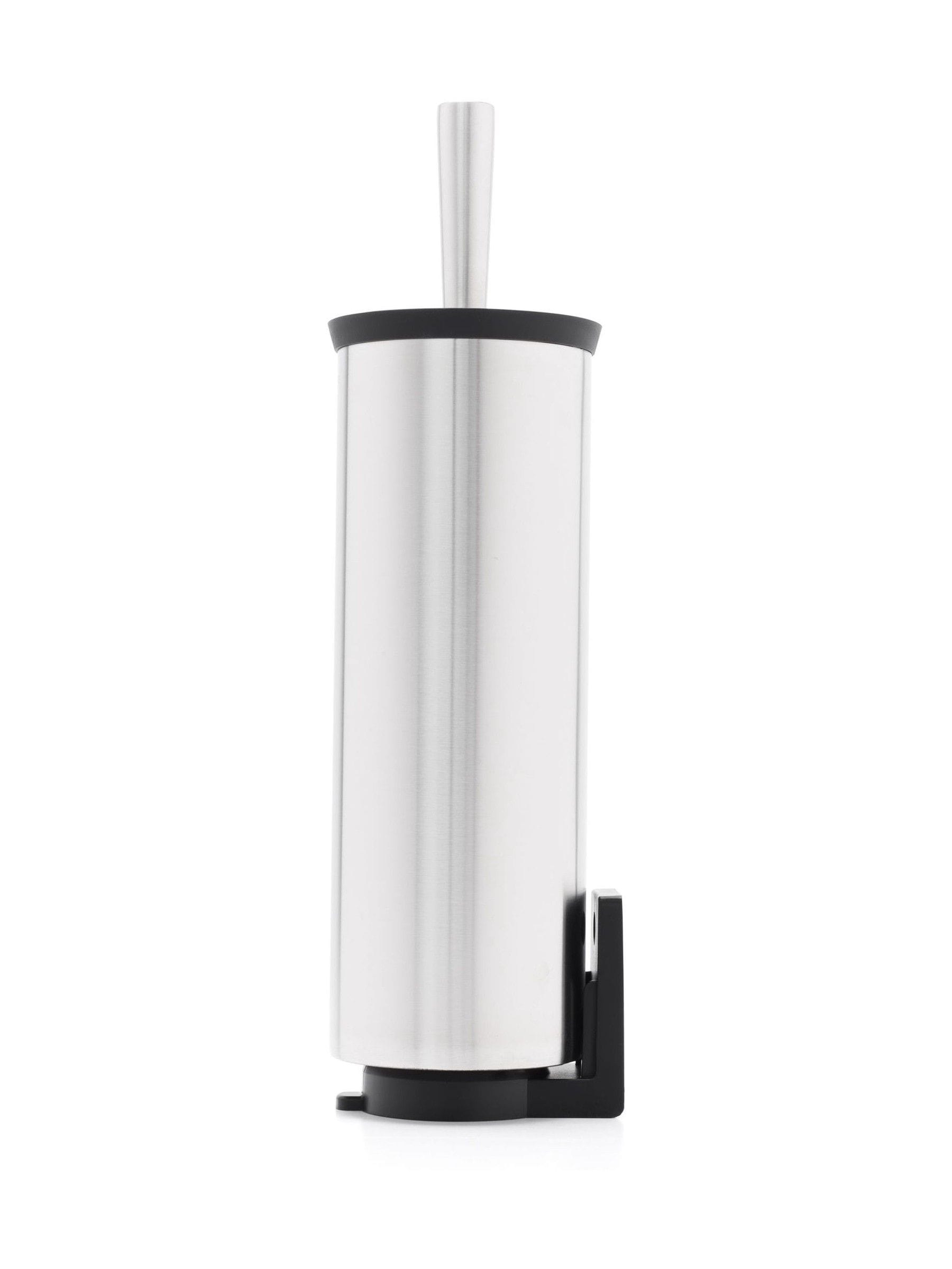 Brabantia Matt Steel Profile toilet brush and holder set (British brand)