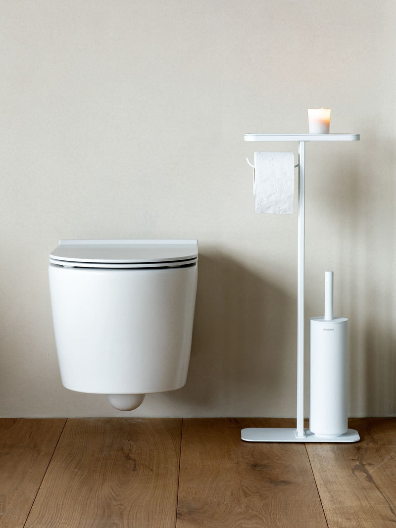 Brabantia Mineral Fresh White toilet butler, UK version