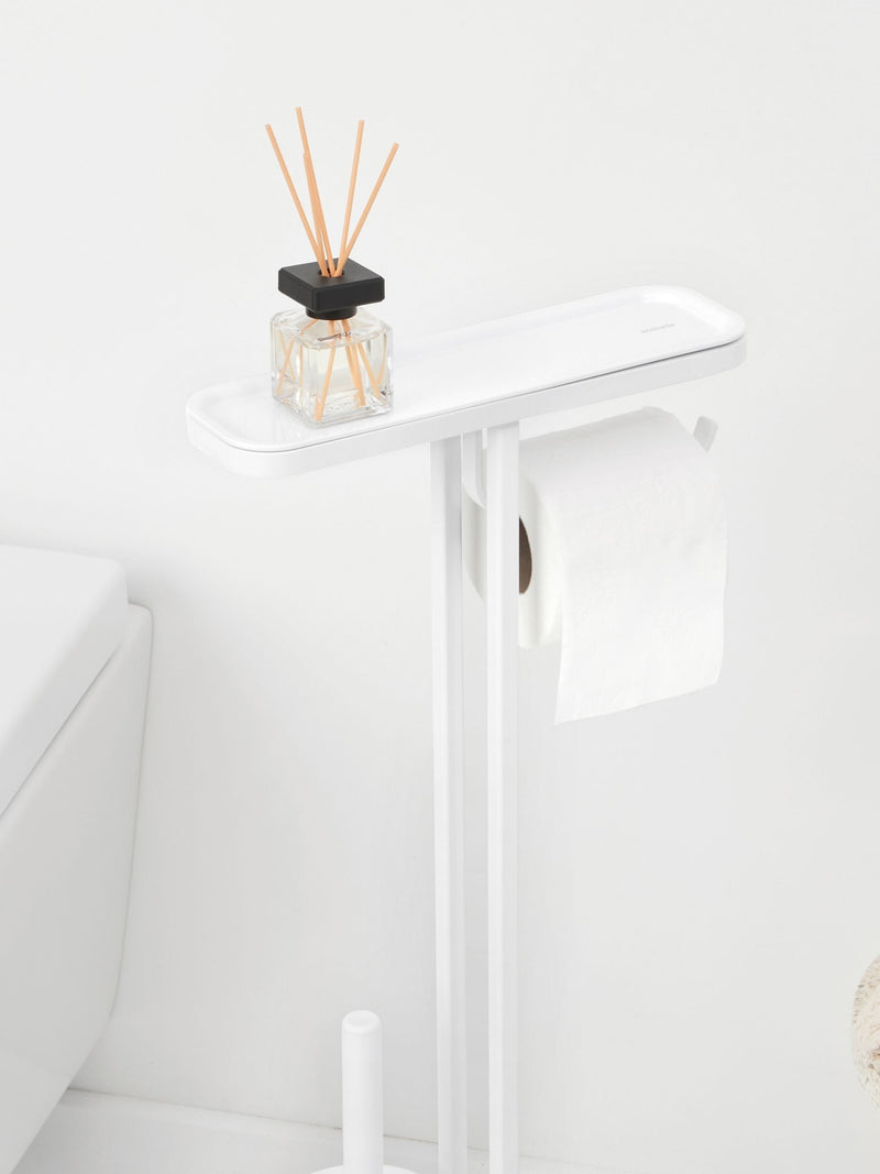 Brabantia Mineral Fresh White toilet butler, UK version
