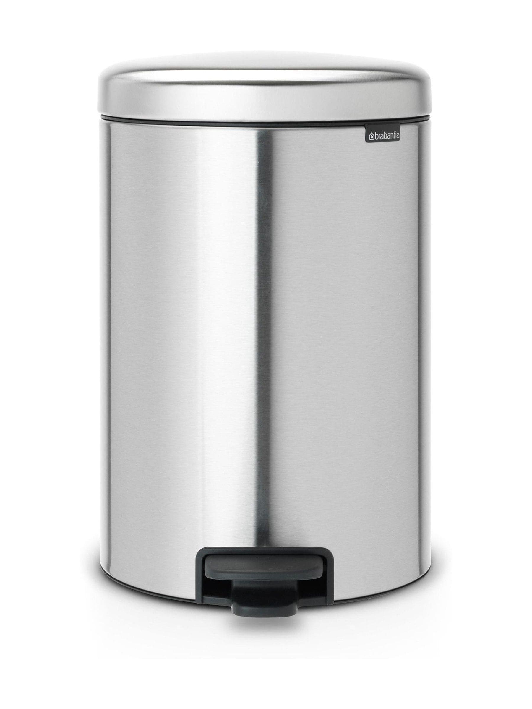 Brabantia Matt Steel Fingerprint Proof NewIcon Pedal Bin 20L - British product