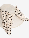 Lipsy cream polka dot oversized bow fascinator hat - British product