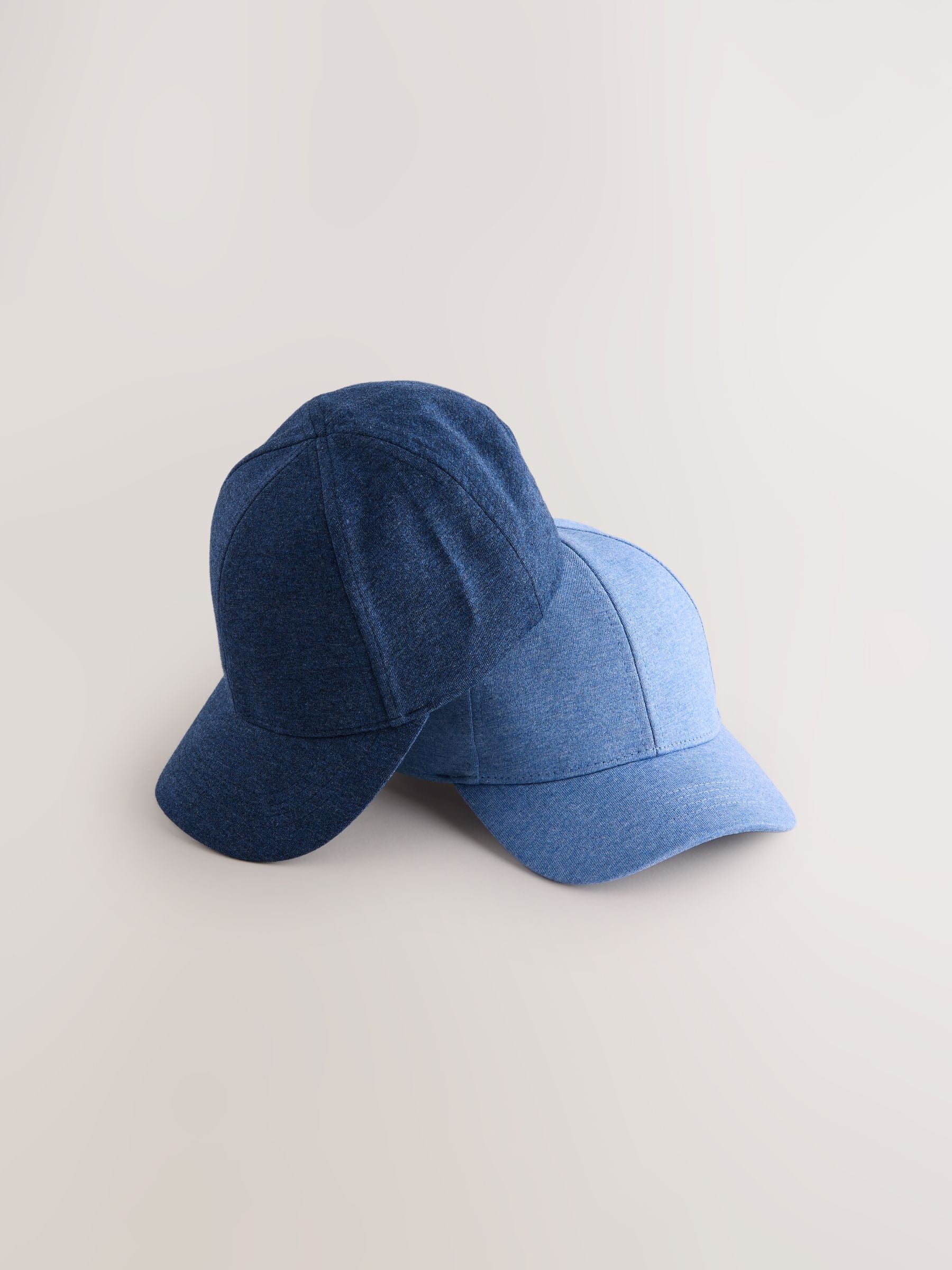 Navy blue cotton caps 2 pack for kids (British brand)