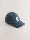 Blue Boats kids bucket hat and cap 2 pack cotton, UK version