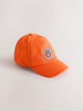 Blue and orange children's baseball caps 2 pack, imported from the UK