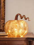 Lights4fun mercury glass pumpkin 16.5cm (British brand)