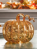 Lights4fun mercury glass pumpkin 16.5cm (British brand)
