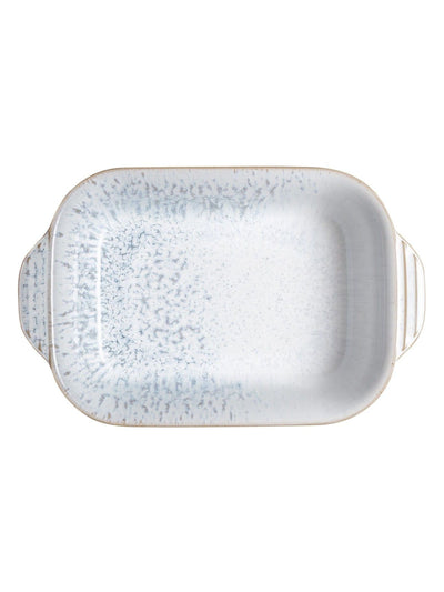 Plat à four rectangulaire en grès Denby Kiln Blue Petit modèle 710ml