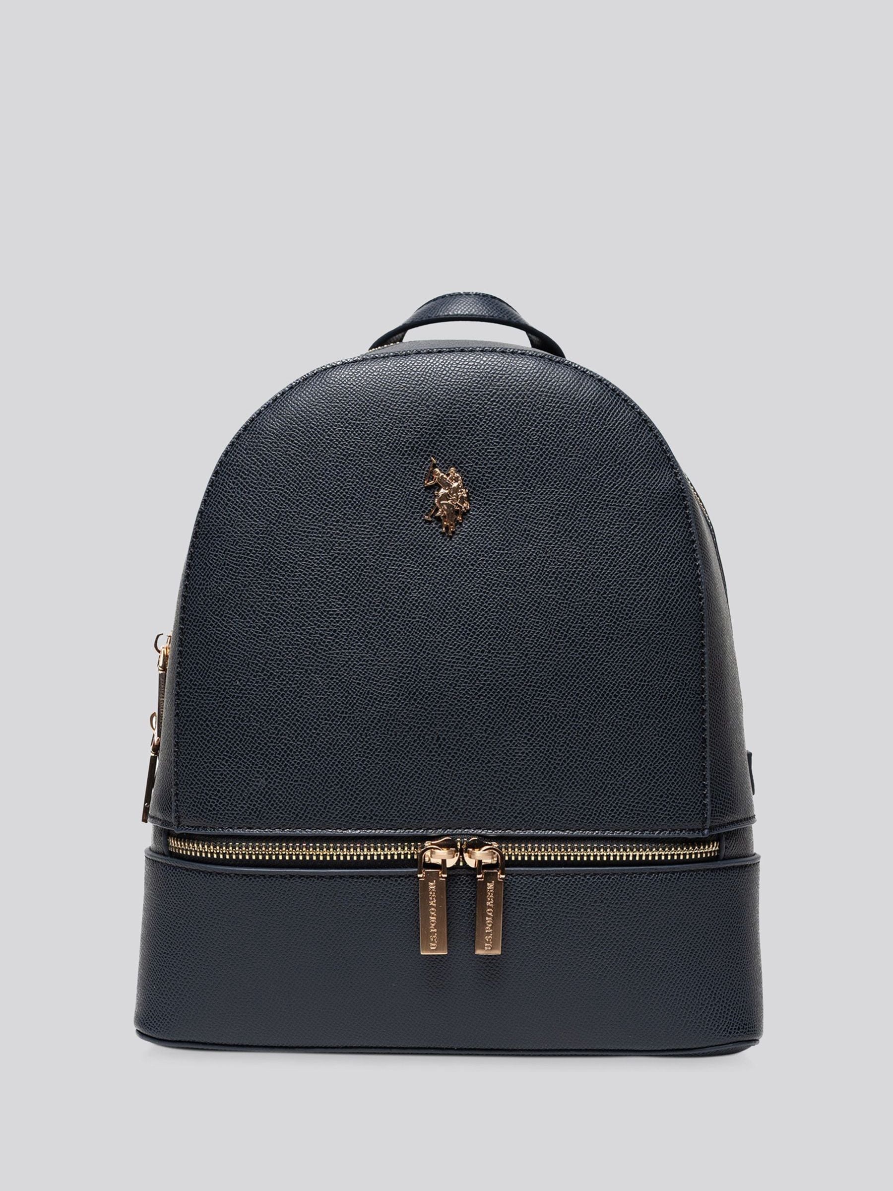 U.S. Polo Assn. blue Jones backpack PU, imported from the UK