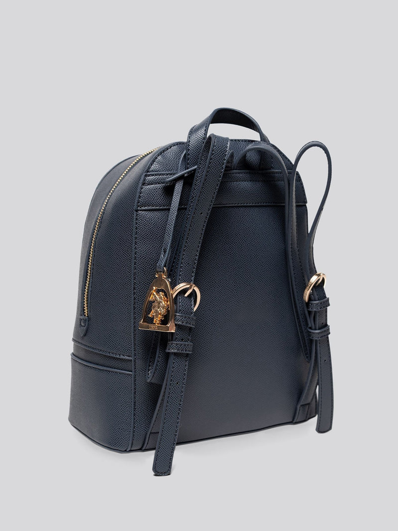 U.S. Polo Assn. blue Jones backpack PU, imported from the UK