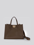 U.S. Polo Assn. structured brown PU handbag, UK version
