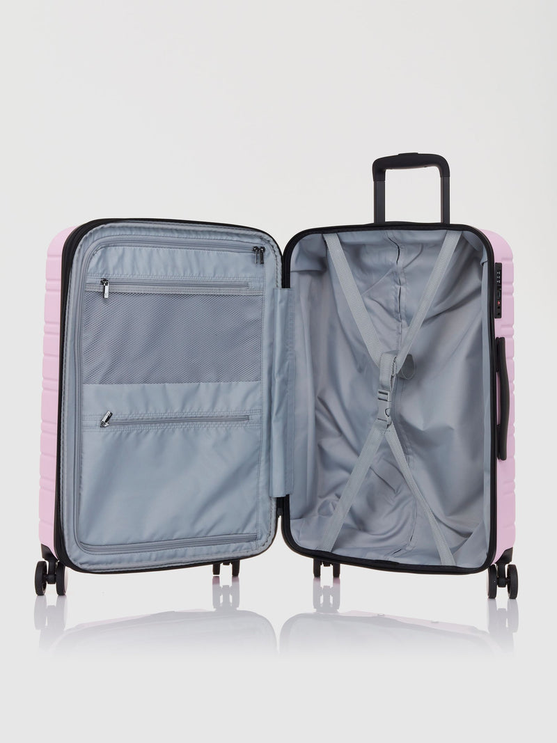 Nere Stori 65cm check-in suitcase in Mineral purple (British brand)
