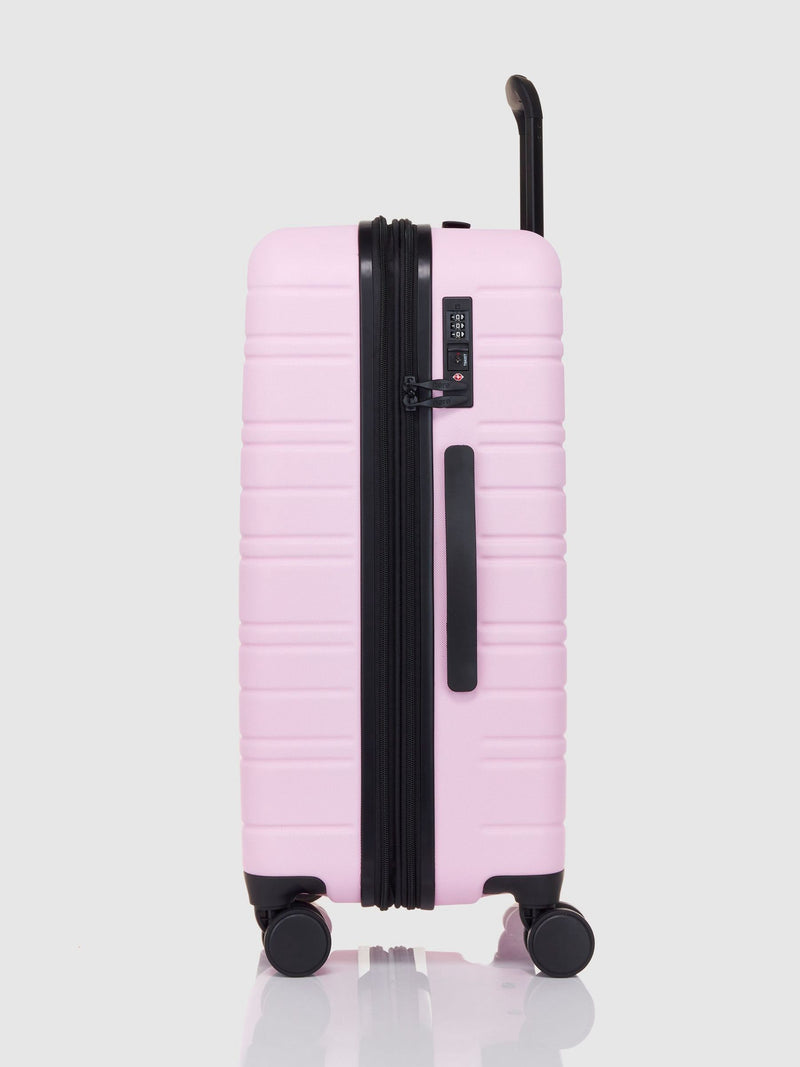 Nere Stori 65cm check-in suitcase in Mineral purple (British brand)