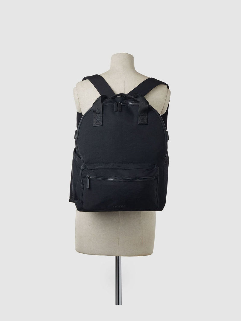 Nere Bondi Nylon backpack black color, imported from the UK