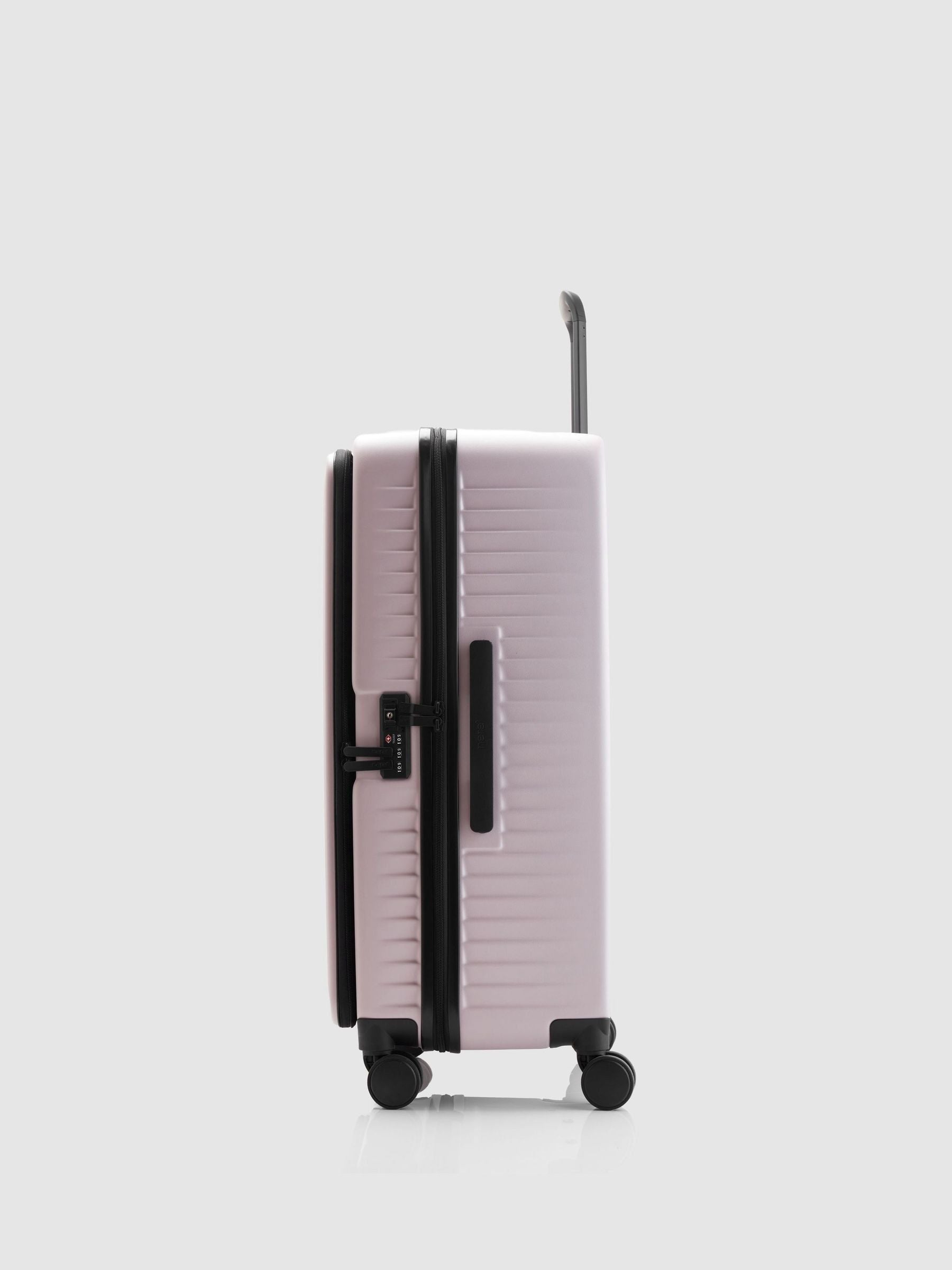 Nere Pink Venture Dual Open large suitcase - British product