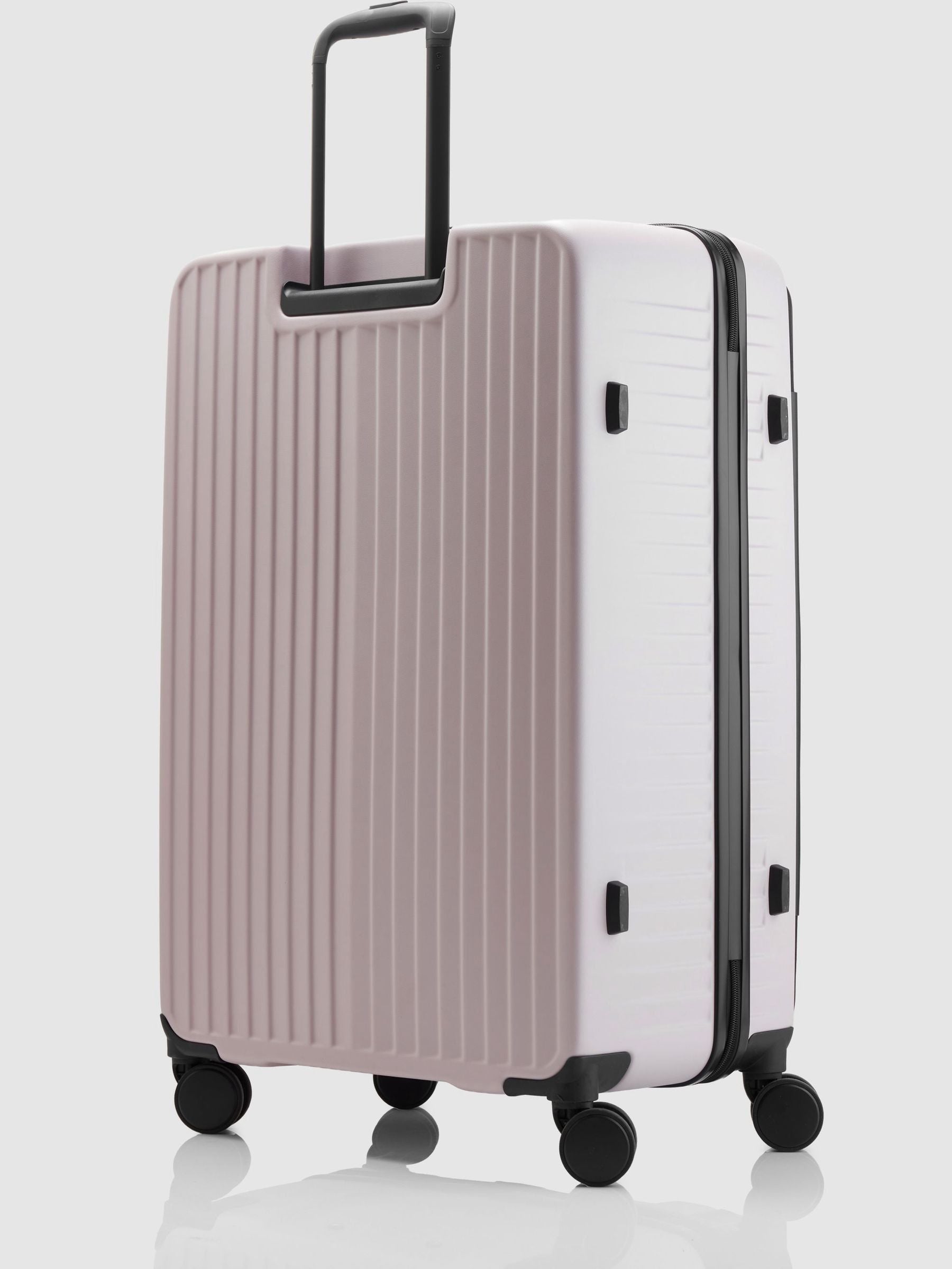 Nere Pink Venture Dual Open large suitcase - British product