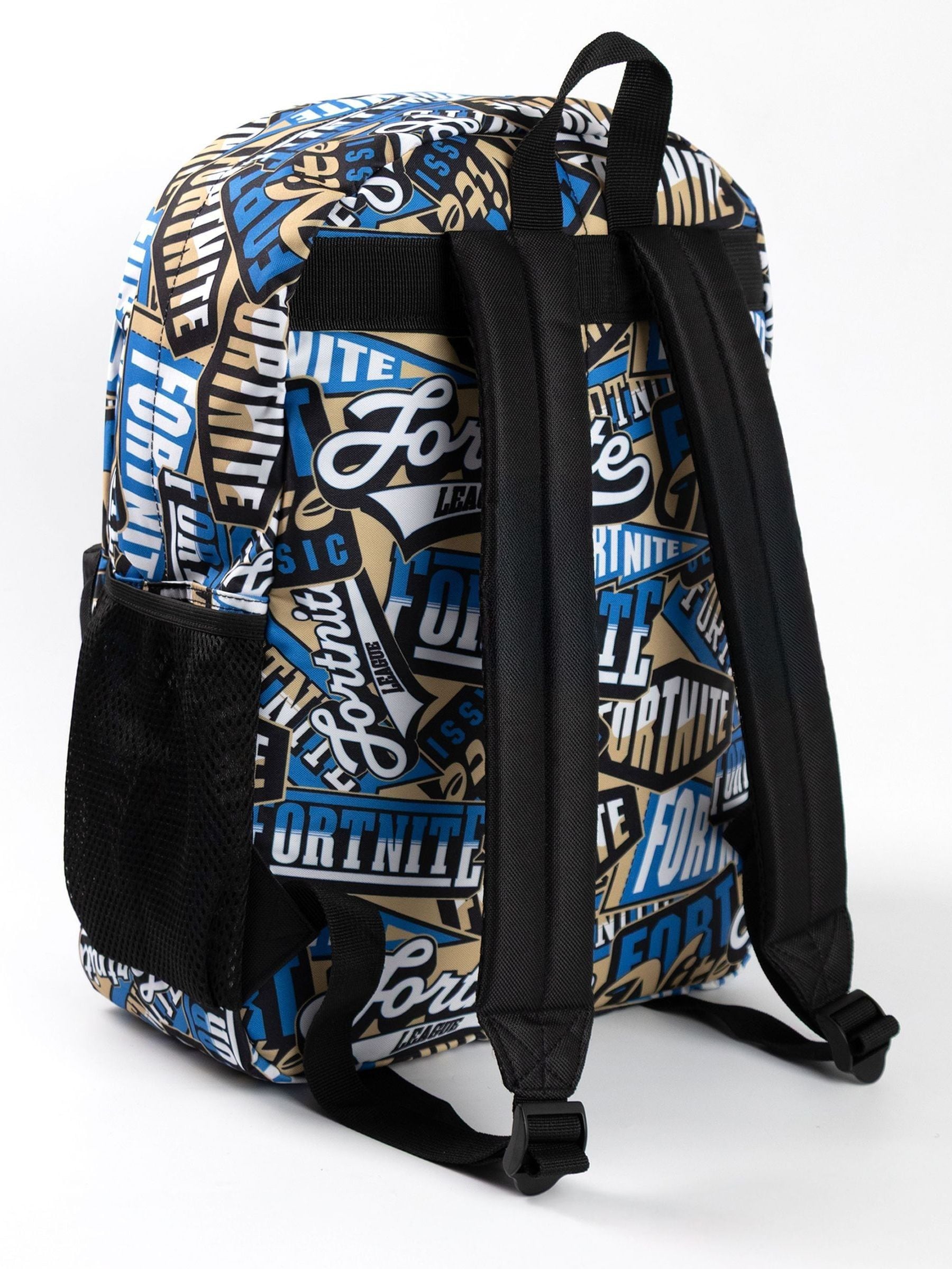 Vanilla Underground black Fortnite logo backpack, UK version