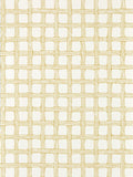 Scion Fretwork wallpaper in yellow, Oakham design 10M, UK version