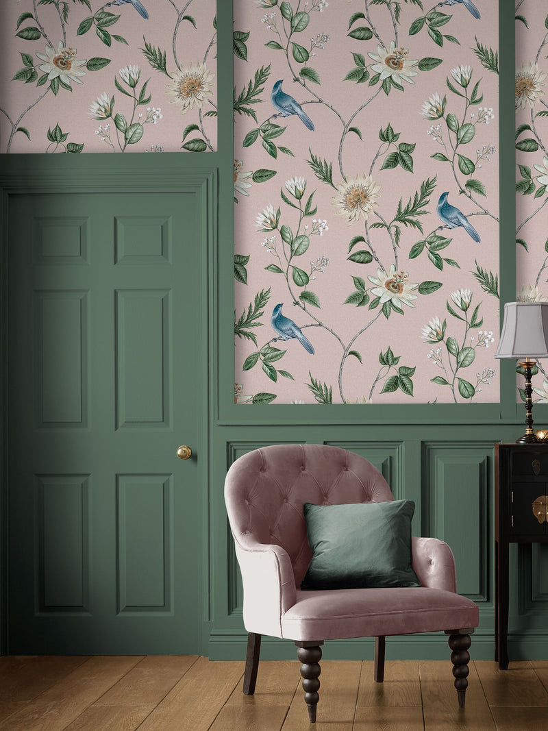 Graham & Brown Nuit Sage Wallpaper 10m x 52cm