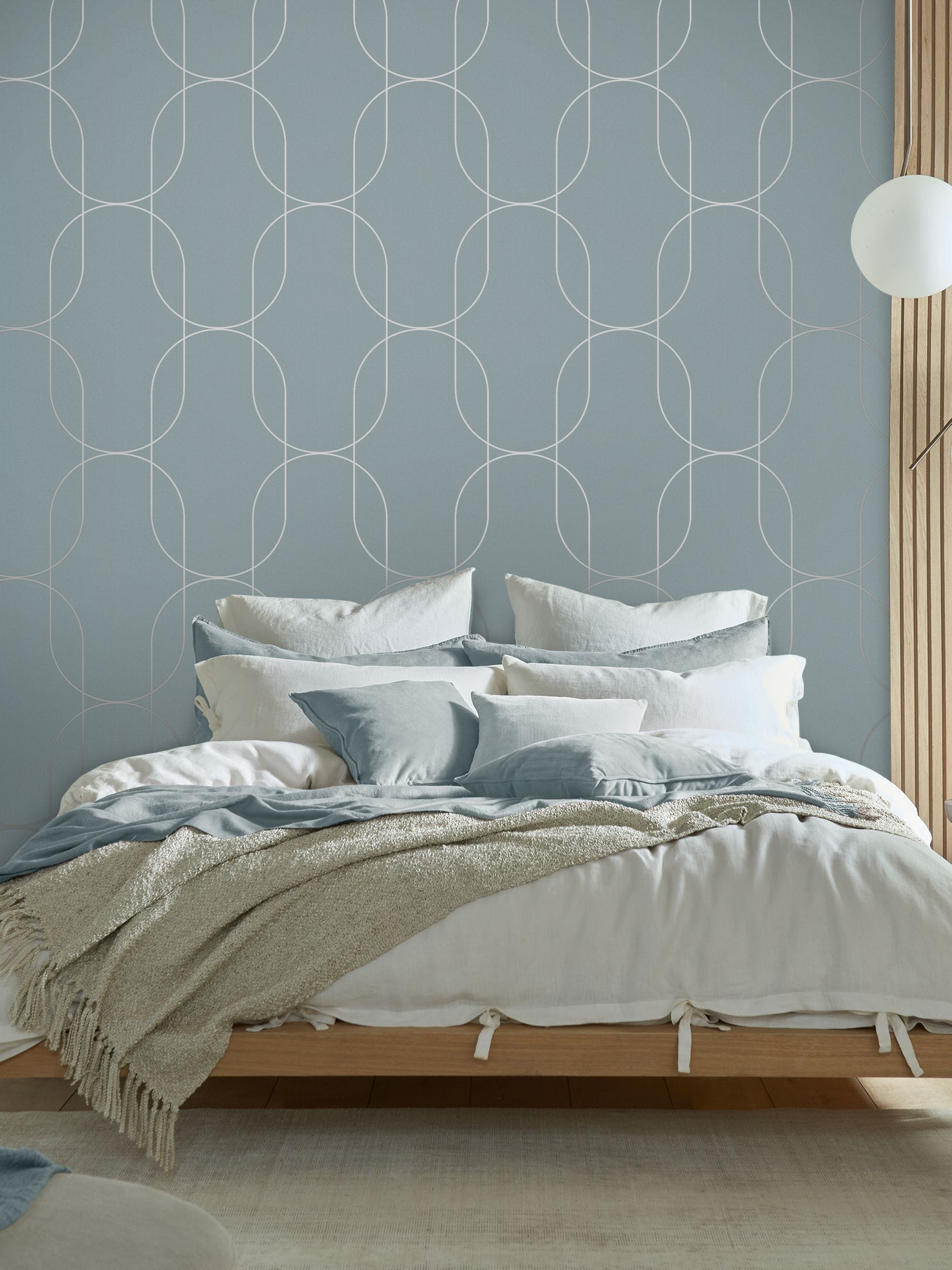 Graham & Brown Sage Palais Wallpaper 10m x 52cm