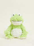 Warmies heatable plush toy green large frog, imported from the UK
