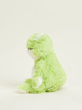 Warmies heatable plush toy green large frog, imported from the UK