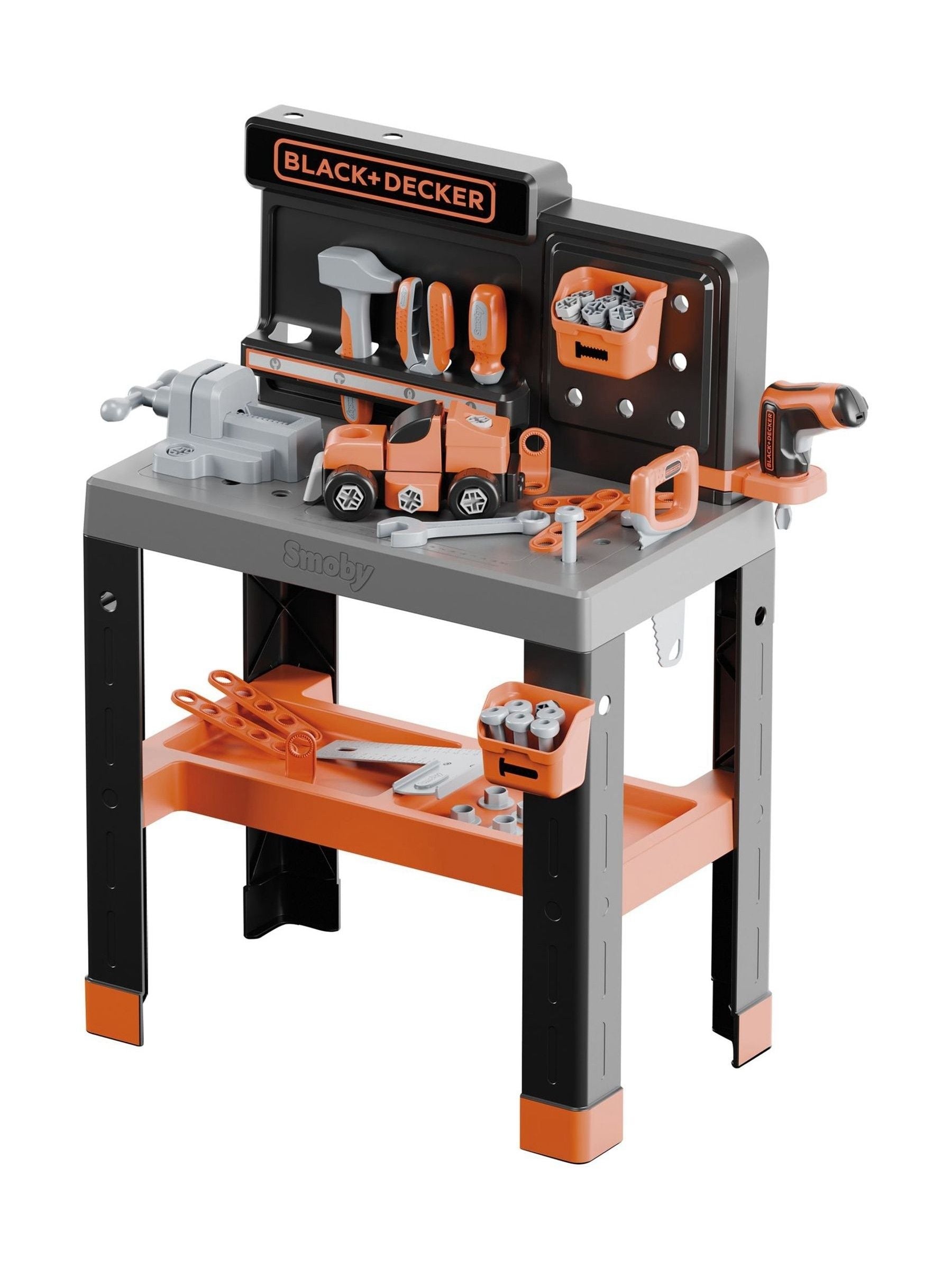 Smoby Bricolo Pro workbench toy with Black and Decker tools (British brand)