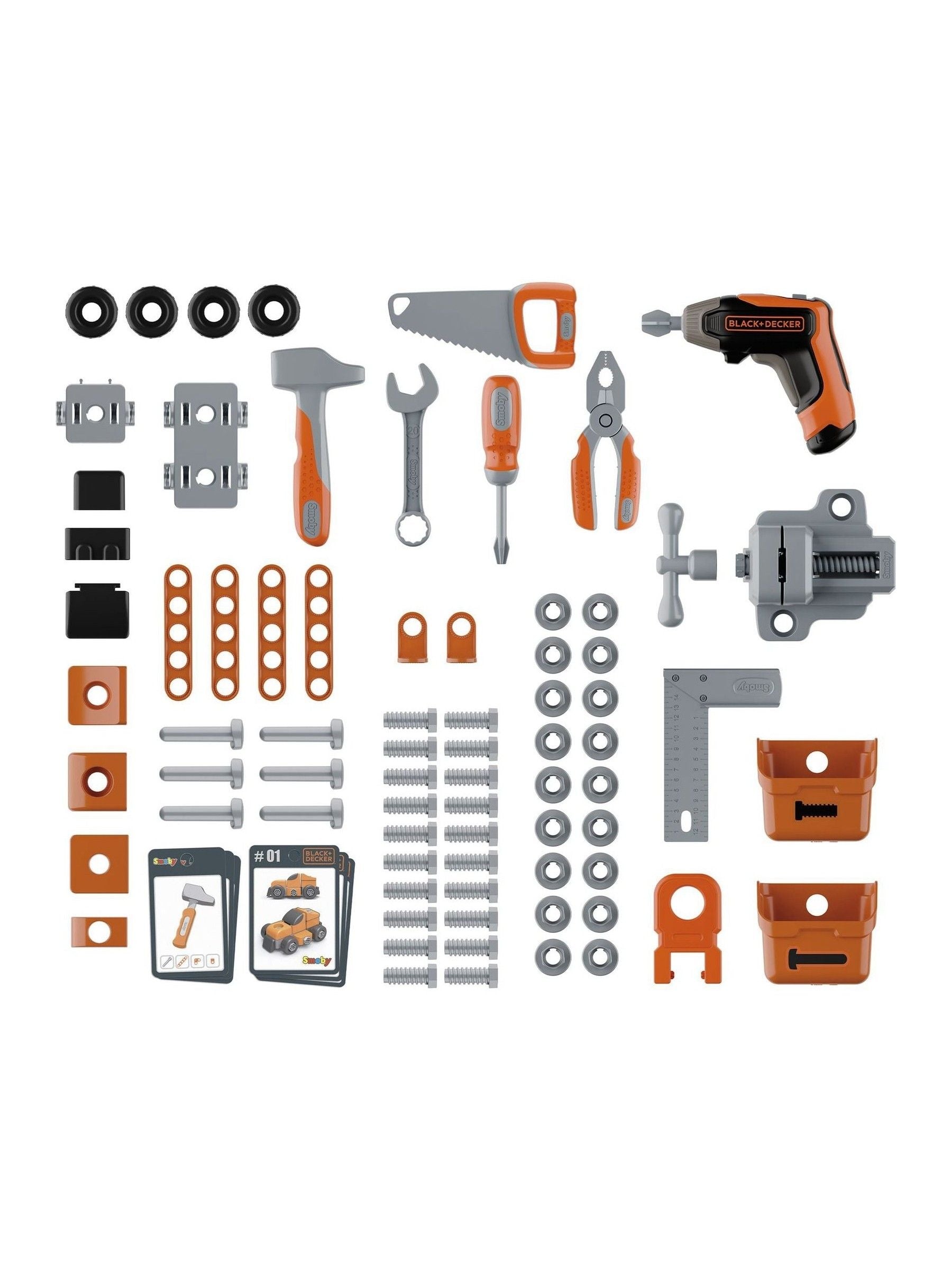 Smoby Bricolo Pro workbench toy with Black and Decker tools (British brand)