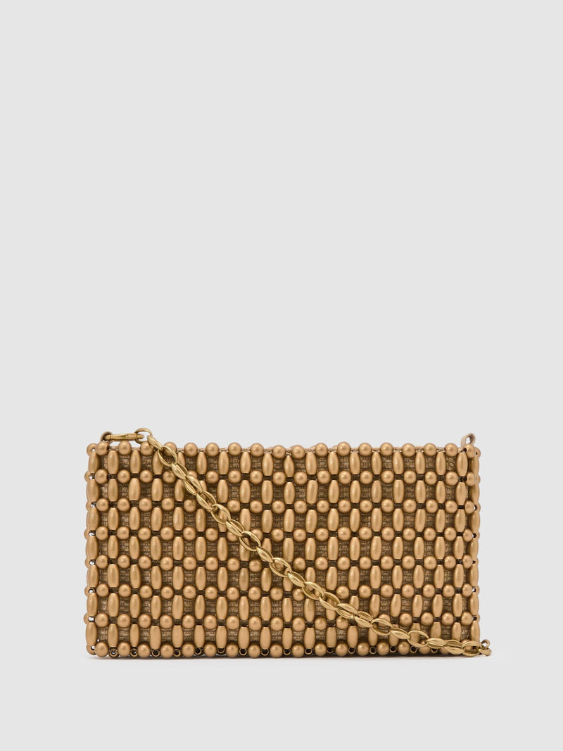 Reiss Beatrix beaded shoulder bag, imported from the UK