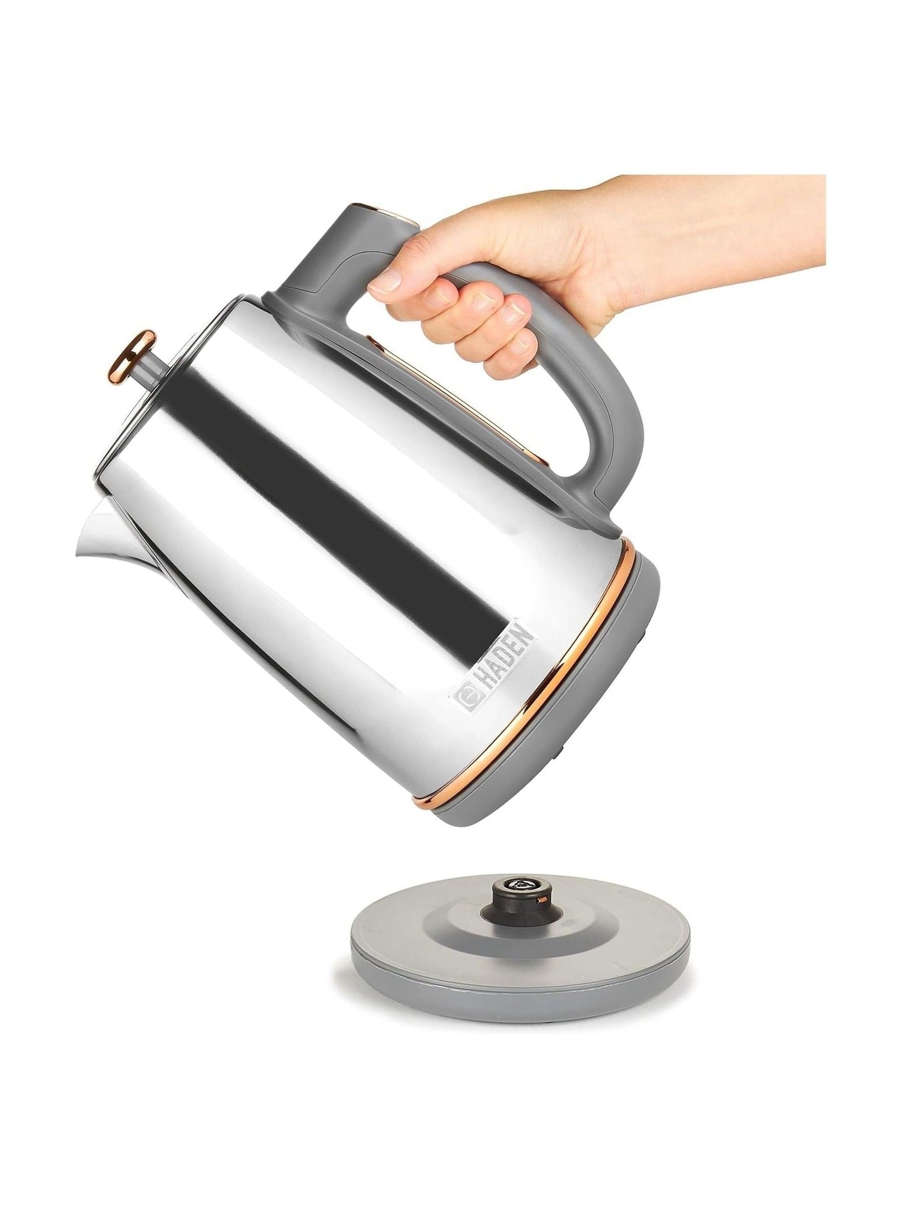 Haden Dorchester digital kettle chrome rose gold 1.7L - British product